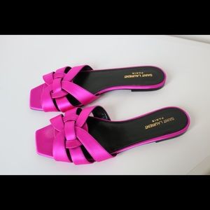 Saint Laurent Tribute Nu Pieds Slide Sandal